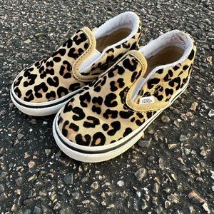 Vans Canvas Low Cheetah Print Toddler